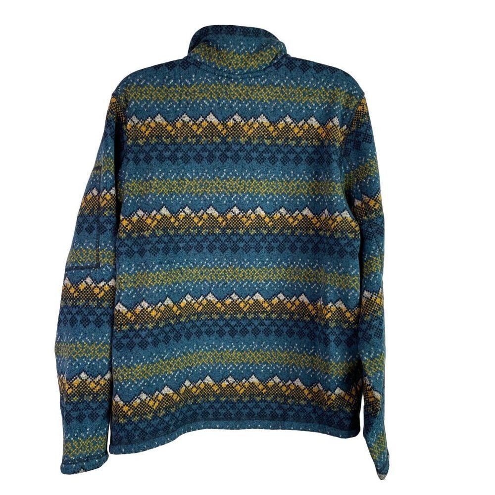 The North Face Jacket Mens Pullover 1/4 Zip Southwestern Western Print Fleece M - Picture 2 of 8